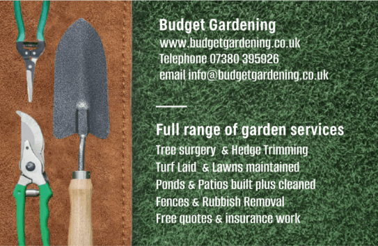 Budget gardening laws ponds fences